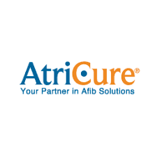 Logo of AtriCure, specializing in atrial fibrillation solutions.